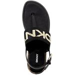 DKNY Flat Buckled Sling Back Logo Sandal Heeled Size 6 New in Box MSRP $154 Photo 1