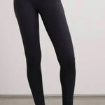 SKIMS  Cotton Ribbed Leggings Black Soot Womens Size Large Photo 0