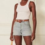 NWT Boyish Sz 27 The Eli High Rise Comfort Stretch Short Sliding Doors Blue Photo 0