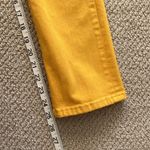 Tory Burch High Rise Skinny Jeans Pants Marigold Yellow Size 26 Stretch Like New Photo 5
