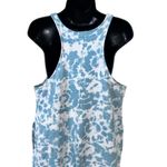 Colsie Baby Blue White Tie Dye Fleece Jumpsuit Size M Photo 7