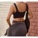 Free People  Movement String Core Corset Crop M/L Flame Orange NWT Photo 6