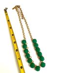 The Limited  gold tone and green statement necklace Photo 2