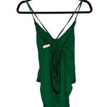& Other Stories & Other Stories Green One Piece Strappy Back V-Neck Swimsuit Size 12 New Photo 4