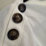 Who What Wear Size XL White Sweater/dressy Sweatshirt with Button Detail Photo 2