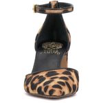 Vince Camuto NWT  Hendriy Leopard Print Block Heel Ankle Strap Pumps Tan 9 Photo 3