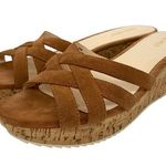 Nine West Caserta Leather Wedge Sandal Photo 0