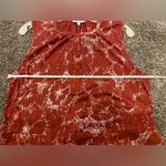 Lucky Brand Rust Floral Babydoll Peplum Ruffle Sleeveless Tank Top Feminine Photo 5