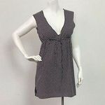 Capelli New York  Womens Black White Beach Vacay Lightweight M Dress Cover Up Photo 0