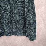 A New Day  Green Chenille Cozy Electric Chunky Boxy Granny Pullover Sweater XL Photo 4