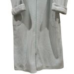 Vintage Miss Elaine Light Blue Collar Embroidered Zipup House Coat Feminine M Size M Photo 3