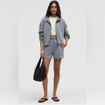 Lululemon  NWT Softstreme Full Zip Hoodie Jacket Solar Grey Size 10 Photo 1