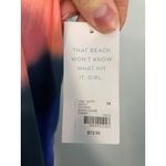 NWT Cacique Swim Abstract Print Lightly Lined No Wire Tankini Top Size 18 Blue Photo 1