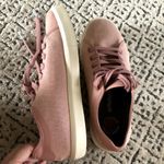 new women's native monaco low canvas WX blush pink & bone white sneakers size 8 Photo 2