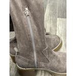 Altar'd State NEW Altar’d State Faux Suede Over The Knee Boots Taupe Chunky Lug Sole Size 8.5M Photo 6