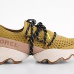Sorel | KINETIC IMPACT SNEAKER IN DIOXIDE GOLD MESH LEATHER SHOE SIZE 9.5 Photo 0
