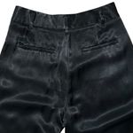 Wilfred Aritzia  Black Cropped Satin Trouser Pants Size 6 Minimalist Evening Photo 6