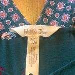 Matilda Jane  Evergreen Dream Jumpsuit Small Green Pockets ruffle straps pants Photo 5