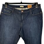 Coldwater Creek SZ 18 Cropped Jeans Natural Fit Stretch Zip-Fly Pockets Blue Photo 1