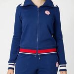 FILA X Brandon Maxwell blue full zip track jacket size S small Photo 0