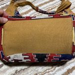 Catori Southwestern Geometric Print Fabric Shoulder Purse Bag Medallion Charm Tan Photo 1