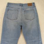 J.Crew  Slim Boyfriend Jean Women's Size 28 Light Wash Distressed Raw Hem Denim Photo 7