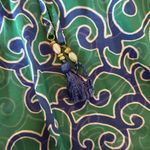 Tommy Bahama  green sheer geometric print coverup size small Photo 6