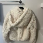 We Wore What  Ivory Fleece Jacket Photo 2