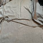 Victoria's Secret Houndstooth Lace Detail Silky Kimono Robe Wrap Size S/M Black Photo 2