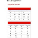 Salt & Cove Womens Patchwork Tankini Swim Top V Photo 5