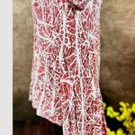 Free People  Good Morning Embellished Tunic Top Printed Cold Shoulder M Photo 0