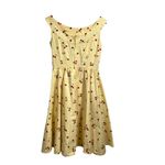 Stop Staring Dress Large Yellow Gingham Cherries Retro 50s Rockabilly Pinup Photo 1