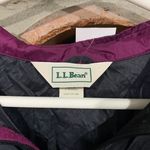 Vintage Black/Purple Thin Light Weight Quarter Zip Windbreaker L.L. Bean Jacket Photo 2