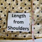 Cutie Blonde Japanese Kawaii Polka Dot Velvet Crewneck Flowy Dress Sz L Tan Size L Photo 8