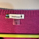 Smartwool Purple V-Neck Long Sleeve Knit Sweater S Photo 2