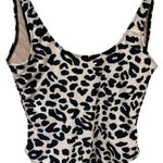 Dixperfect NEW  Malibu Retro 80/90s High Cut Low Back Leopard One Piece Size S Photo 6