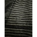 Lululemon  Gray Striped Run For Your Life Hoodie Pullover Sz 6 Photo 4