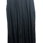 Madison Mathews Black Silk Maxi Skirt Sz. M Black Size M Photo 0