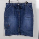 Venezia Denim Pencil Skirt Size 16 Photo 0