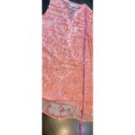 Susan Graver  QVC Tunic Womens Pllus Sz 24W Floral Chiffon Sheer Tiered‎ Feminine Photo 8
