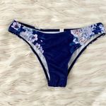 SheIn Navy Blue White Pink Floral Cheeky Bikini Bottoms Sz S Photo 14