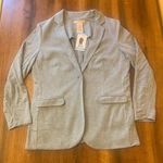 Philosophy  NWT jacket blazer Large Mist Grey Heather one button front po… Photo 0