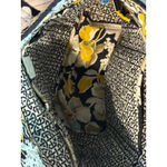 Vera Bradley Quilted Tote Bag Floral Print Yellow White Black Shoulder Bag Photo 7