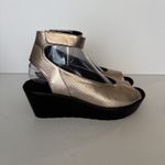 Steven By Steve Madden Steven‎ Steve Madden Shoes Babelle Rose Gold Perforated Wedge Peep Toe Size 8.5 Photo 1