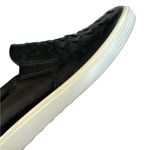 Ecco EUC  Leather Soft 7 Slip-On Sneaker Flats Black Size 7 Retail $160.00 Photo 5