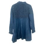 Free People Denim Blue Cotton Find Me Now Mini Dress Size S Photo 4