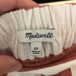 Madewell  NWOT Women's Orange/Brown Striped Pull On Wide Leg Pants Size ST Photo 5