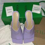 Bottega Veneta Authentic  Purple Leather Slip-on 
Mule(Size 38.5) Photo 3