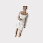 Sherri Hill   51361‎ Off The Shoulder Wedding , Prom Dress SZ 6. Ivory Photo 3