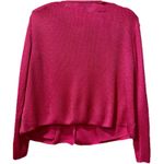 St. John Black Label Pink / Metallic Thread Knit Cardigan Jewel‎ Buttons Size 6 Photo 1